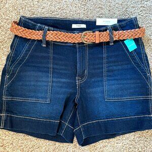 Maurices Dark Wash Denim Shorts